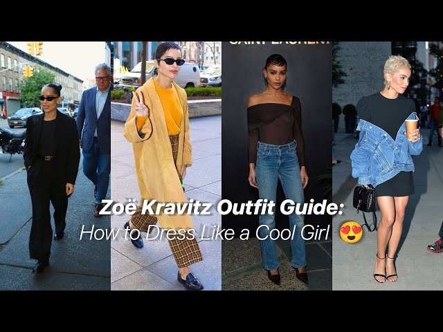 Get inspired by Zoë Kravitzs styles: Simple ways you can add her unique fashion edge to your wardrobe today.