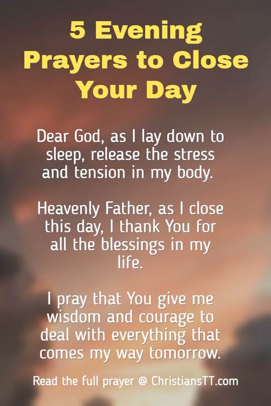 Evening Blessings and Prayers to End Your Day Right
