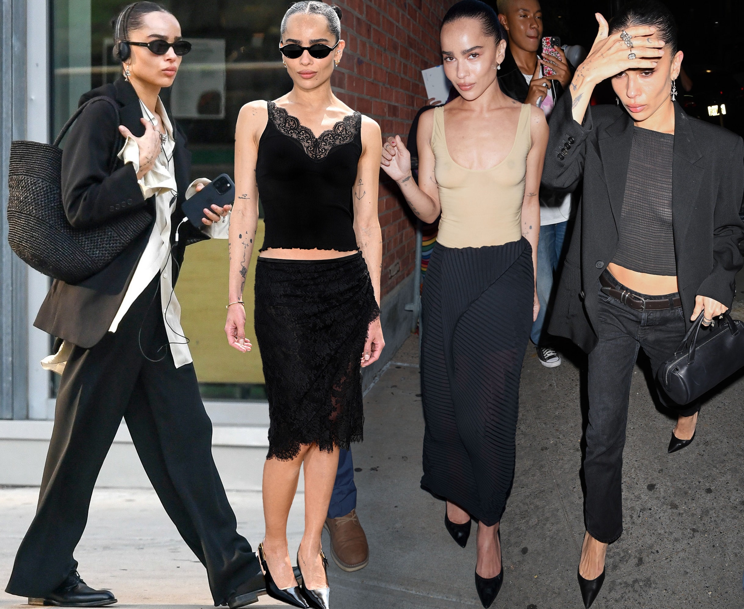 Get inspired by Zoë Kravitzs styles: Simple ways you can add her unique fashion edge to your wardrobe today.
