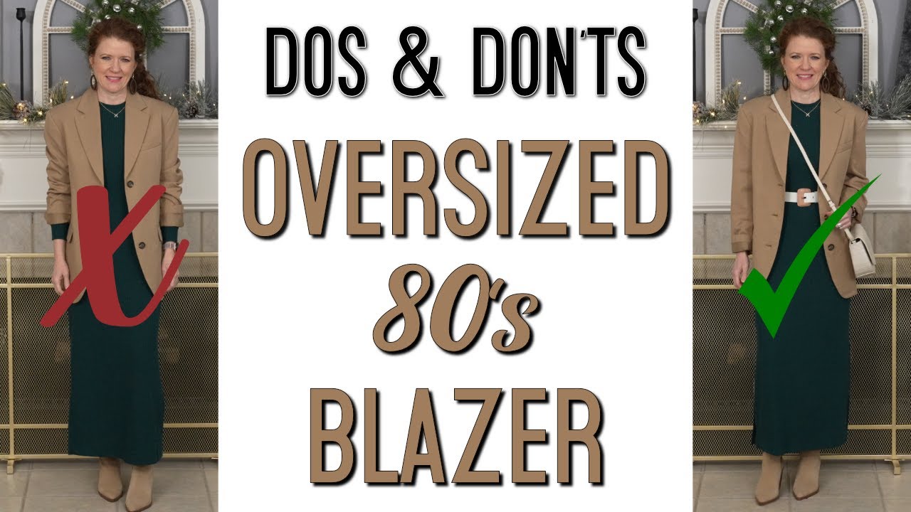 Trying the 80s Blazer Outfit Trend? Avoid Mistakes with These Essential Styling Guidelines.