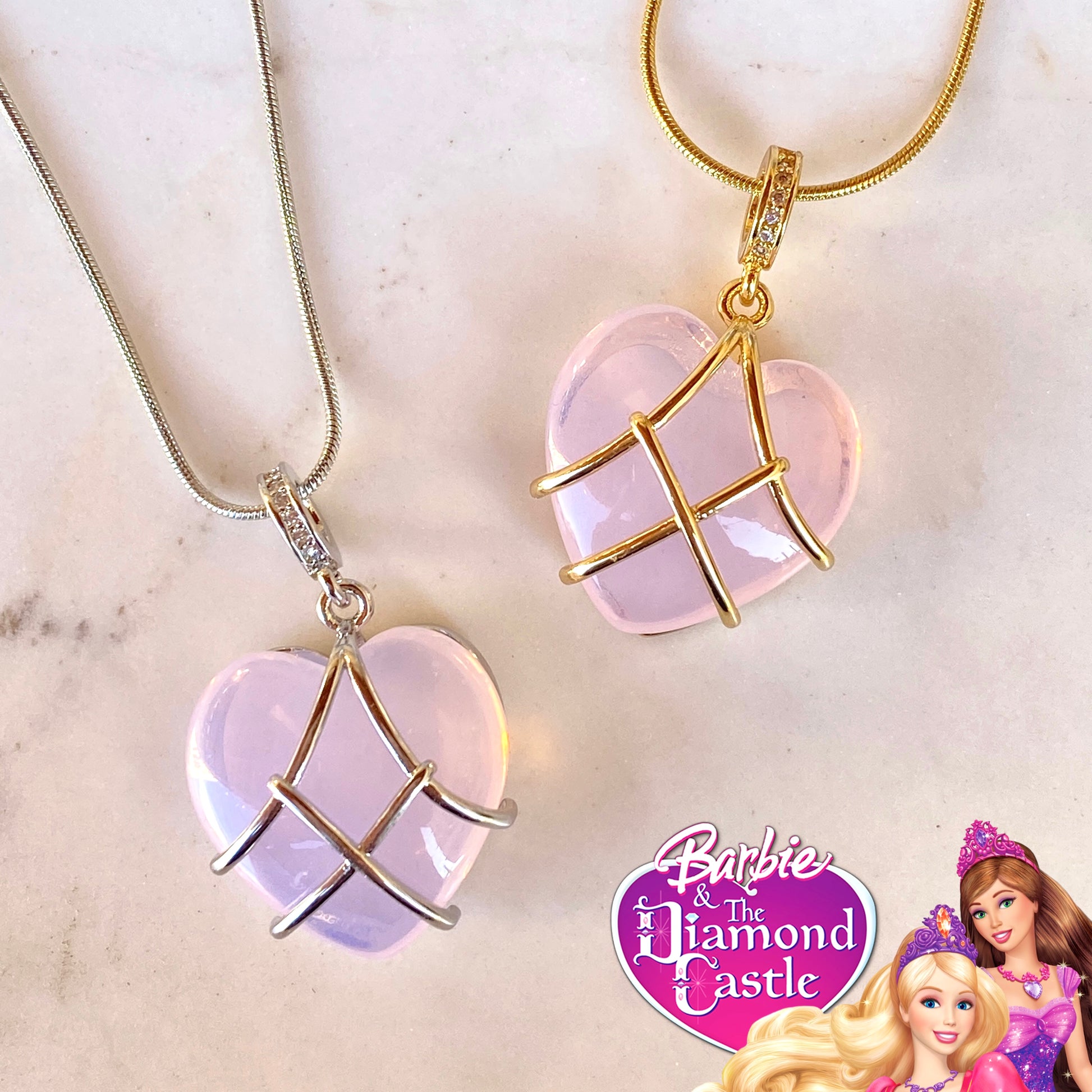Is the official barbie heart necklace available? Find authentic movie merchandise here.