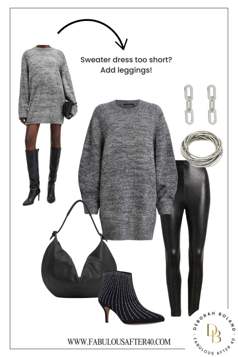 Can You Rock a Sweater Dress with Leggings? Absolutely, Here Are Some Great Styling Secrets for You.