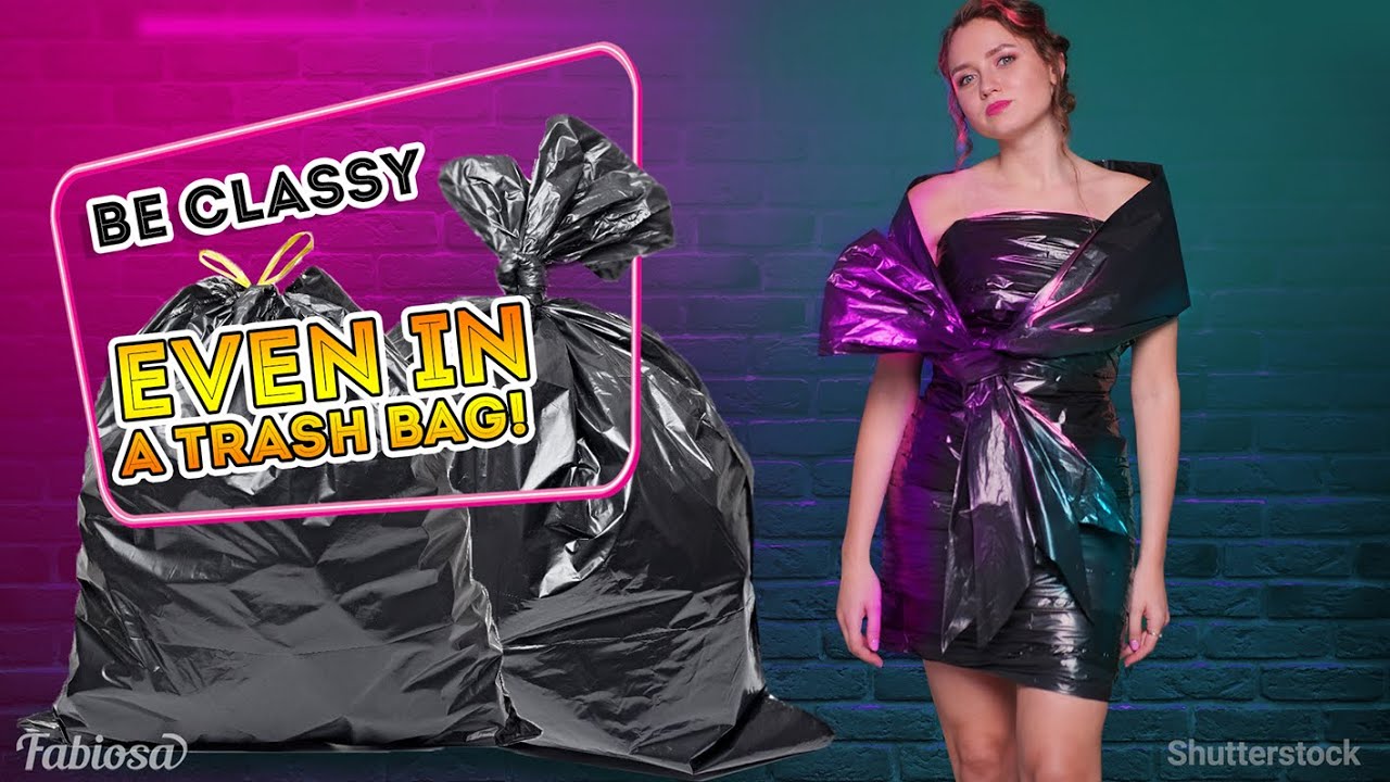 How to DIY trash bag clothes easily (follow these really simple steps for an amazing party outfit)