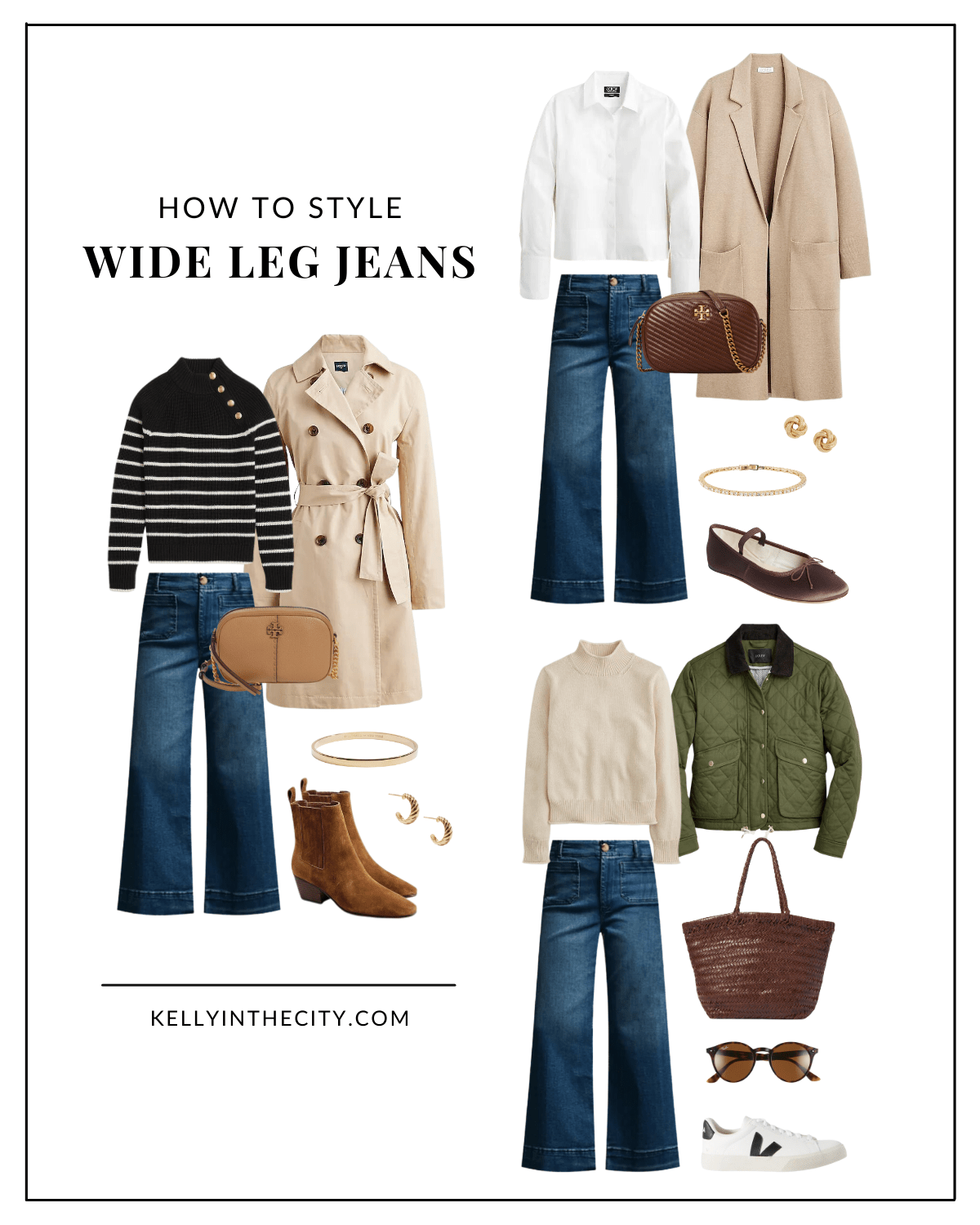 What to Wear with Wide Leg Jeans? Styling Tips for You!