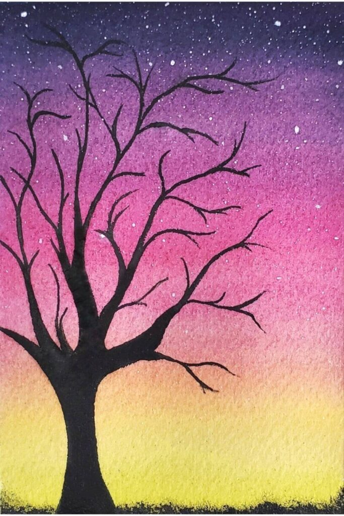 How to do a silhouette painting? Master these simple steps for amazing art!