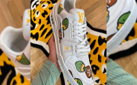 Whats the price of Louis V Air Force 1? Plus, find out where to get these cool kicks.