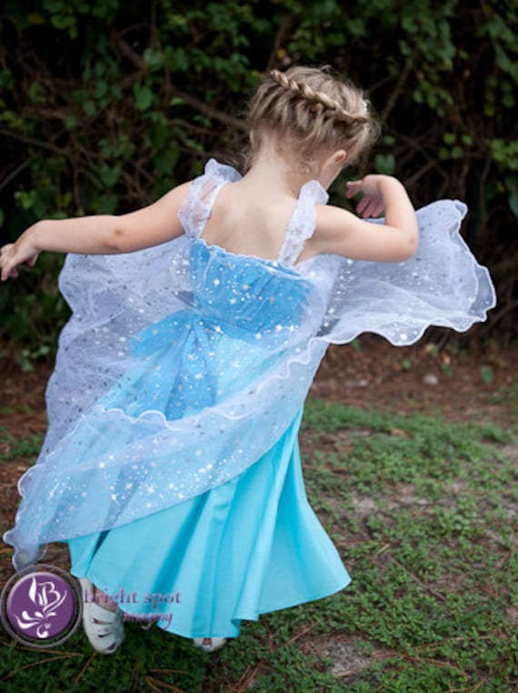 Kids Elsa and Anna Dresses from Frozen Costume Ideas for Safe Halloween Fun