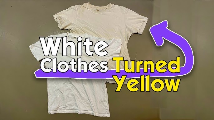 Got stains on your wet white t shirt? Quick cleaning methods to make it perfectly white again.