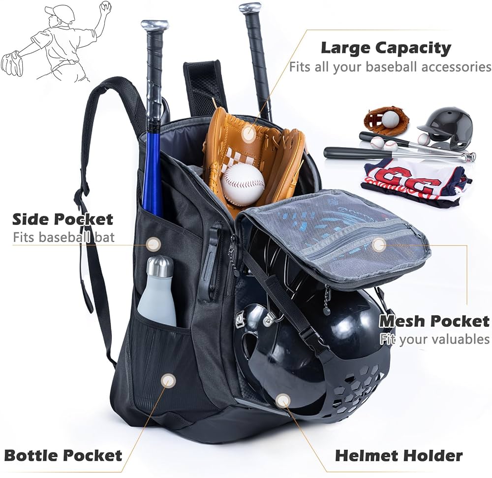 What are baseball bag adult essentials? Key features to look for to carry your gear well.