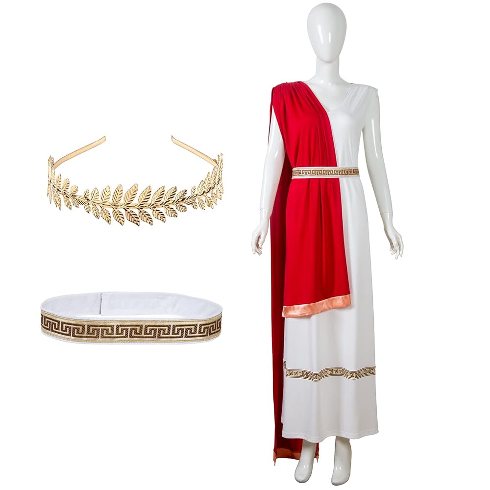 What are the best accessories for a toga costume woman? Elevate your party outfit.