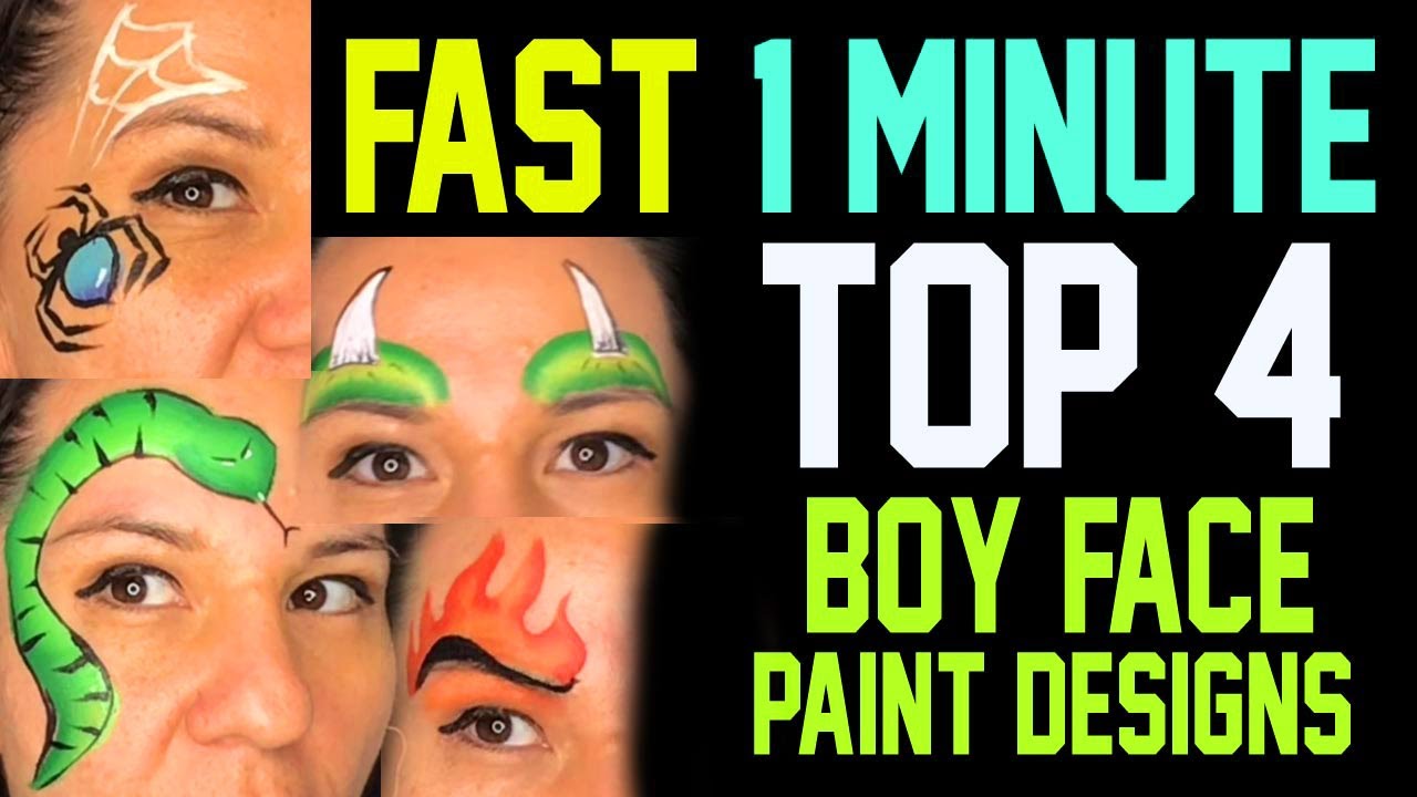 Easy face paint designs men: Want to learn? Try these quick tutorials for amazing results today!