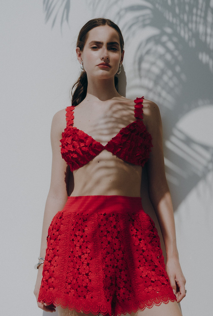 Latest Trend Red Capri Shorts Discover Stylish Combos