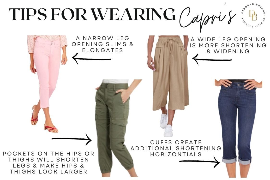 How to style skinny capri leggings to look taller with these tricks!