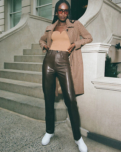 80s Leather Pants Outfit Still Cool Now Modern Ways to Wear