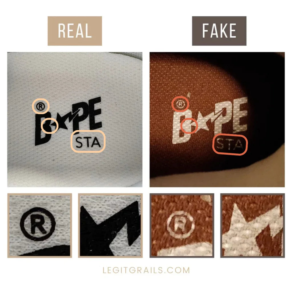 Ice Cream Bape Real vs Fake Look For These 5 Key Signs