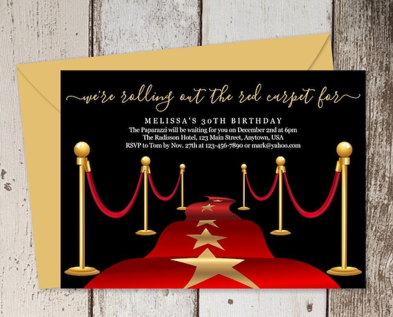 Writing Perfect Hollywood Theme Party Invite Wording Guide