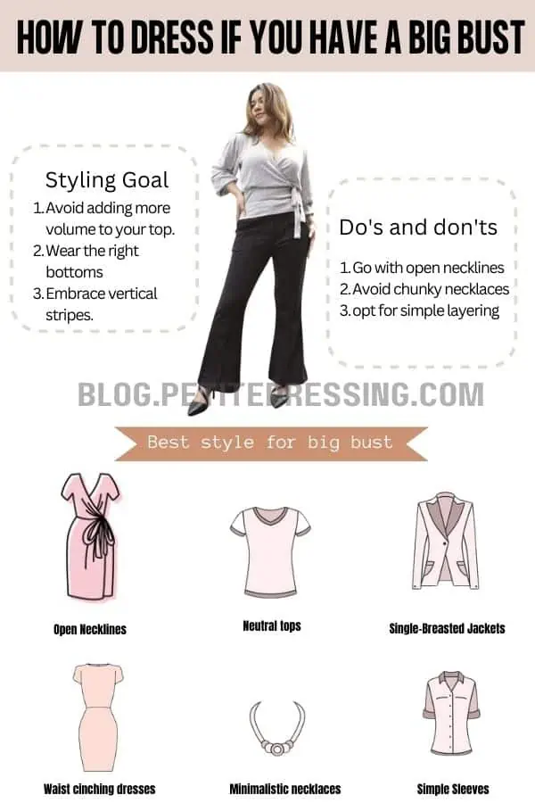 How to find perfect tops for big breasted women the 5 best styles