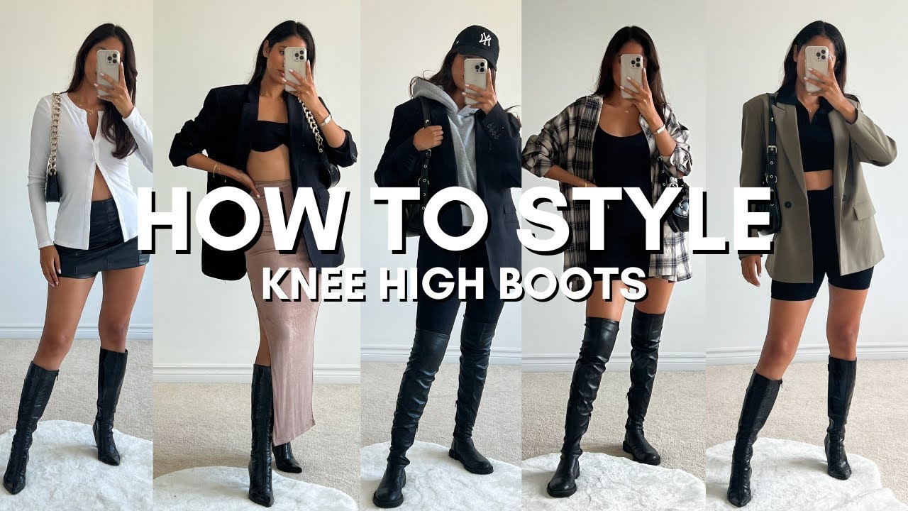 Where to buy knee high boots black outfit? (cheap online stores guide)