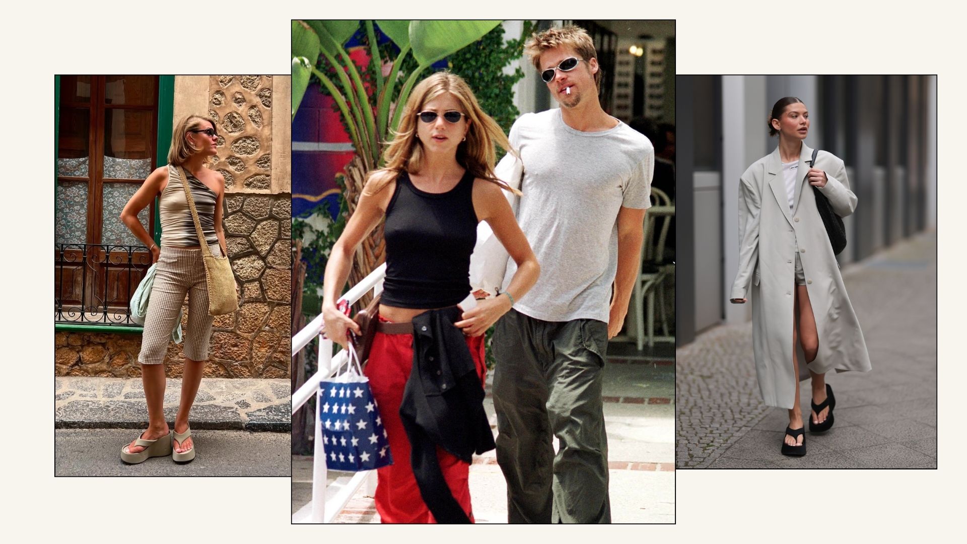 What Are Trendy 90s Flip Flops Top 4 Cool Styles Back Now