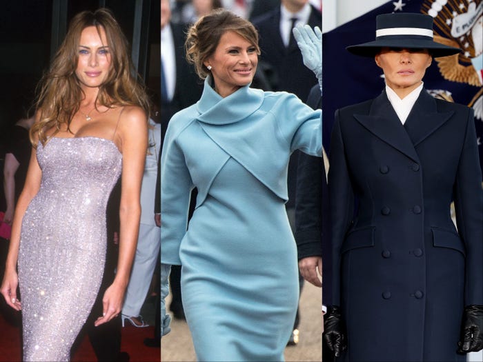 Melania Trump Fashion Evolution (From Model to First Lady Style)