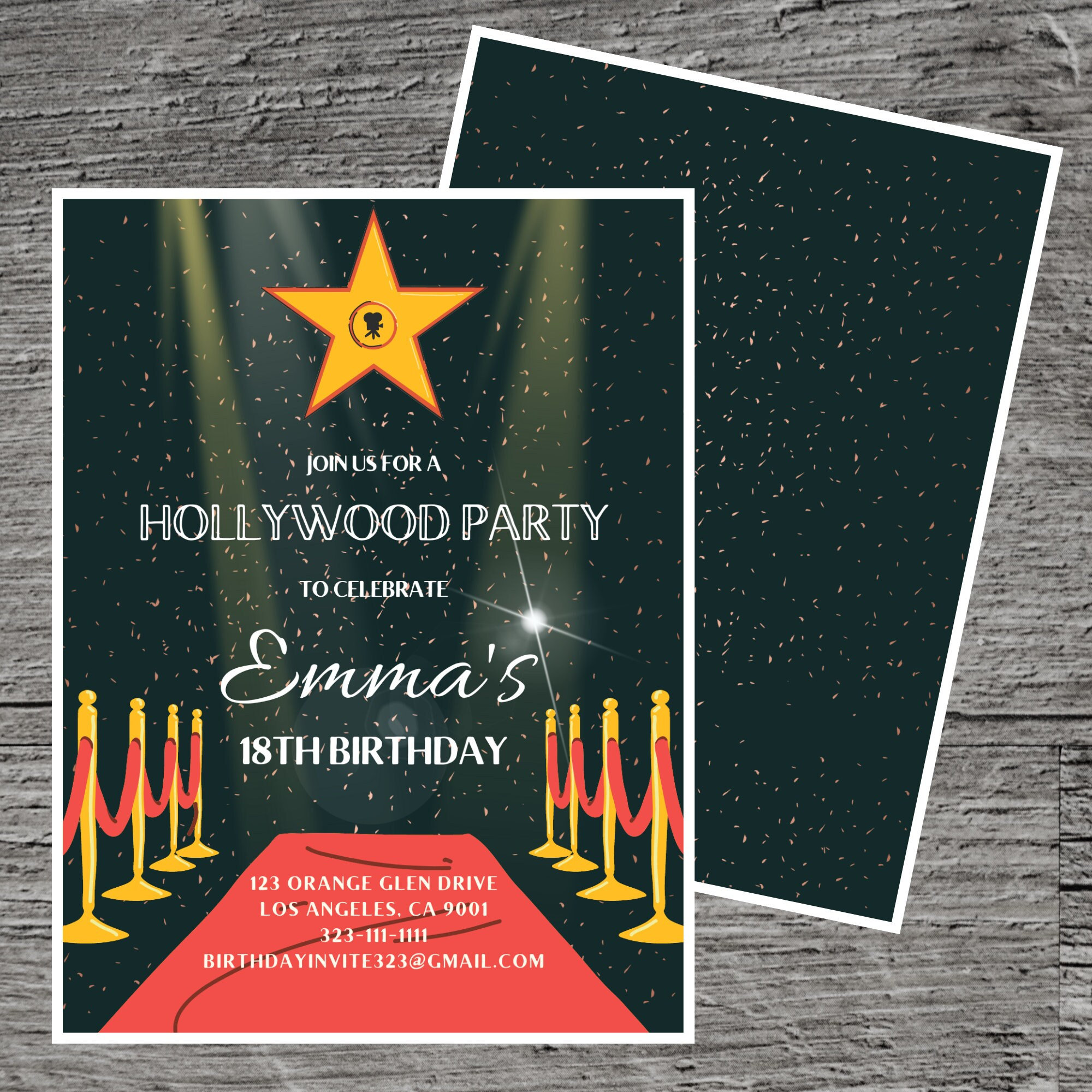 Writing Perfect Hollywood Theme Party Invite Wording Guide