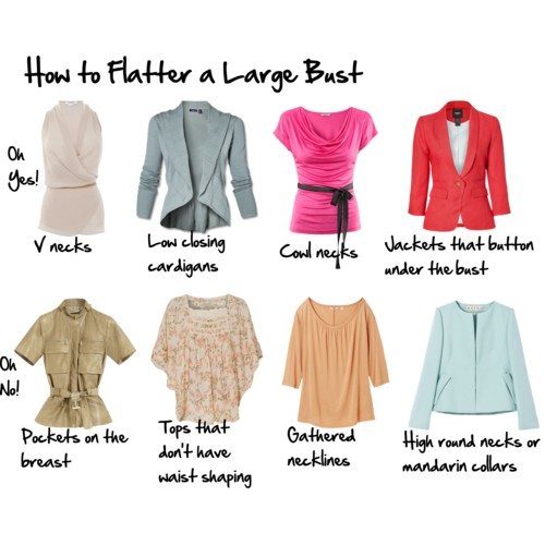 How to find perfect tops for big breasted women the 5 best styles