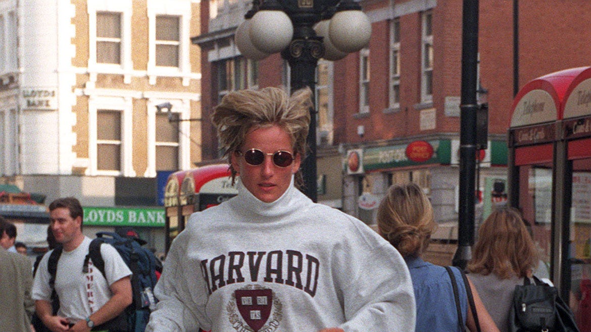 Princess Diana Harvard outfit choices learn what she wore to that event