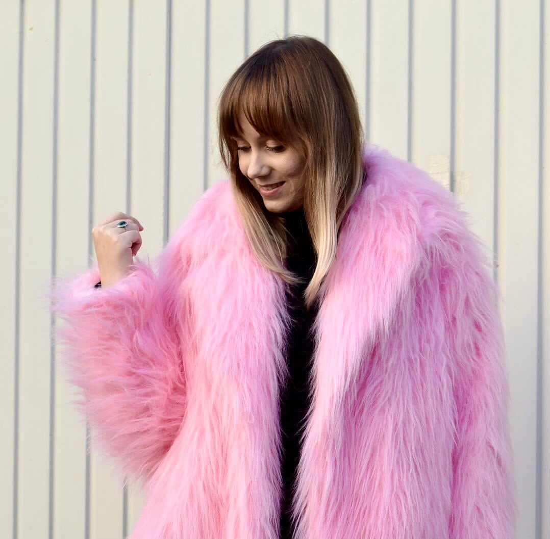 Where to Buy Fake Fur Jacket Like Nicki Minaj Plus Size Options