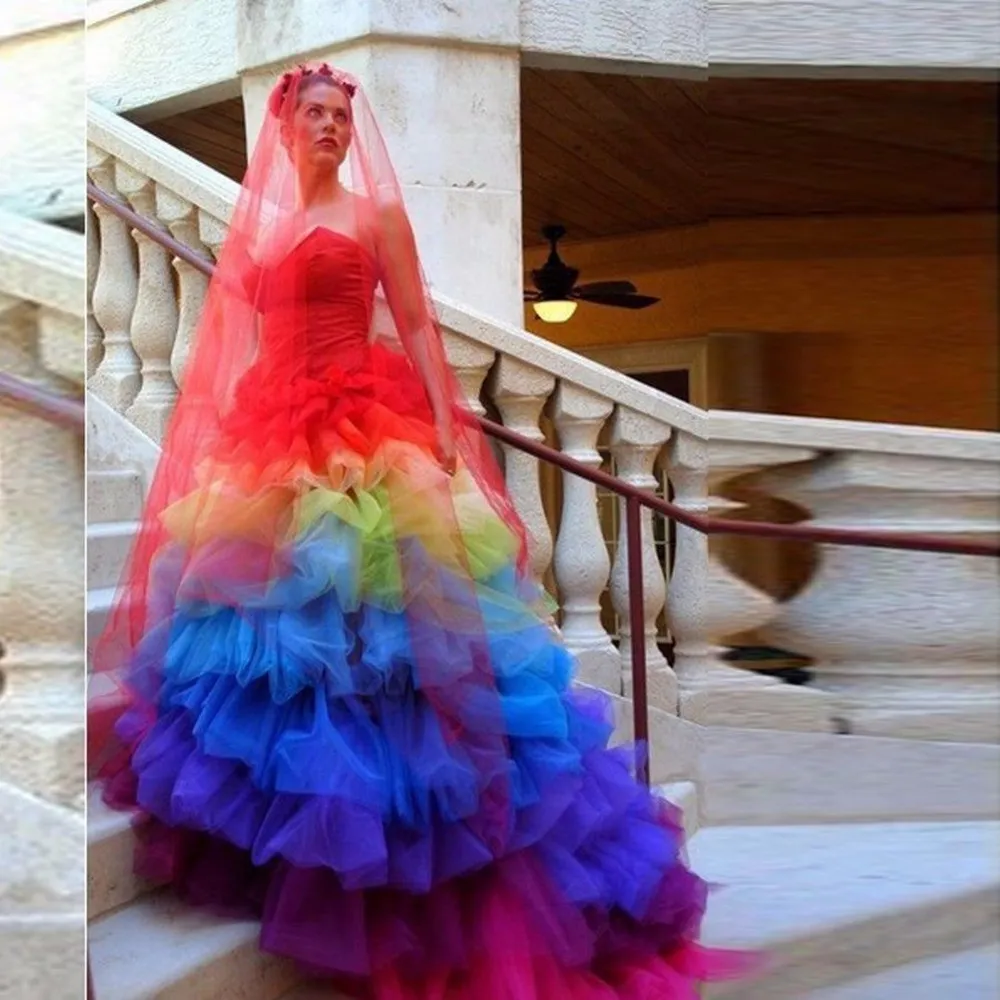 Rainbow Wedding Dress Where to Buy? Best Places for Vibrant Gown Shopping!