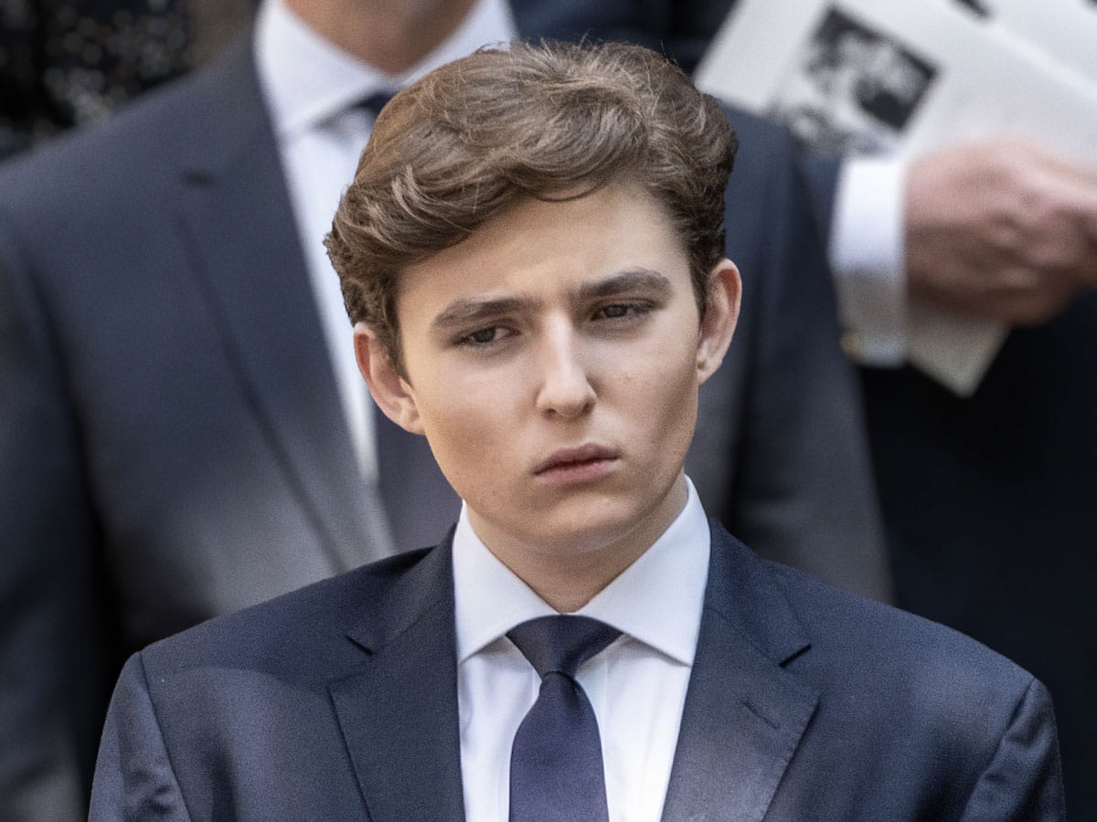 What religion is Barron Trump see his current religious practice