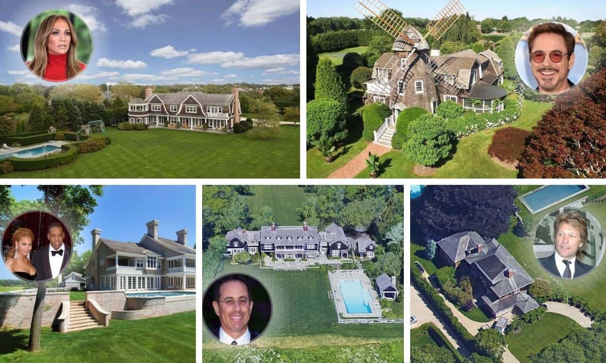 Celebrity Hamptons Mansions Tour Biggest and Most Expensive Summer Homes