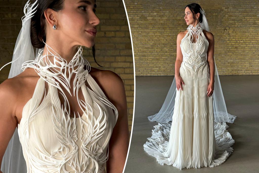 Why choose 3d printed wedding dress save money for unique bridal look