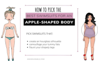 How to pick the perfect pink bathing suit for different shapes?