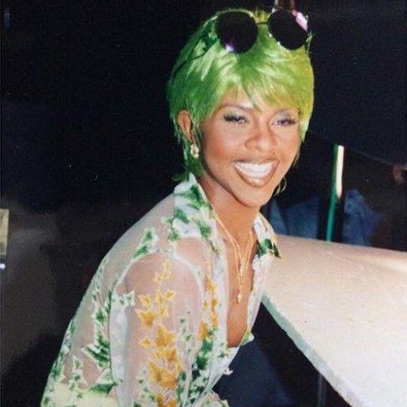 Where Lil Kim Green Hair Look Started Story Behind