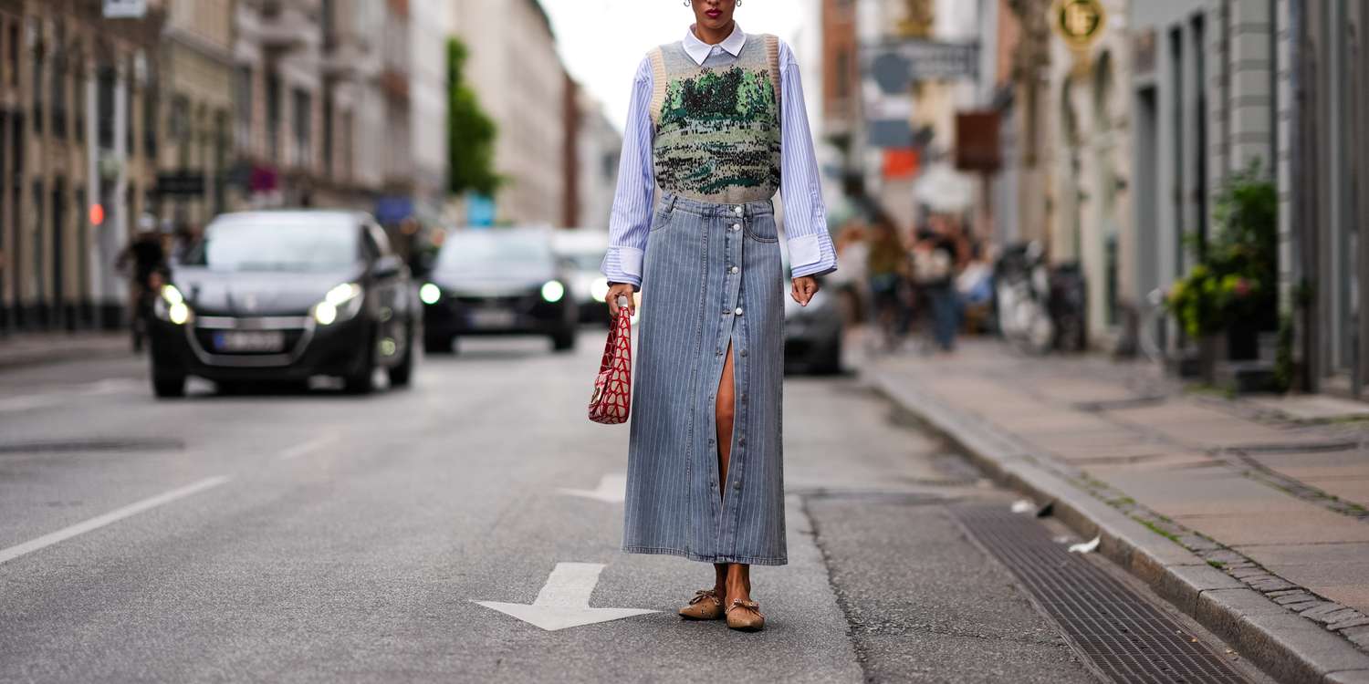 long jean skirts top trends for fashion (get inspired with latest ideas!)