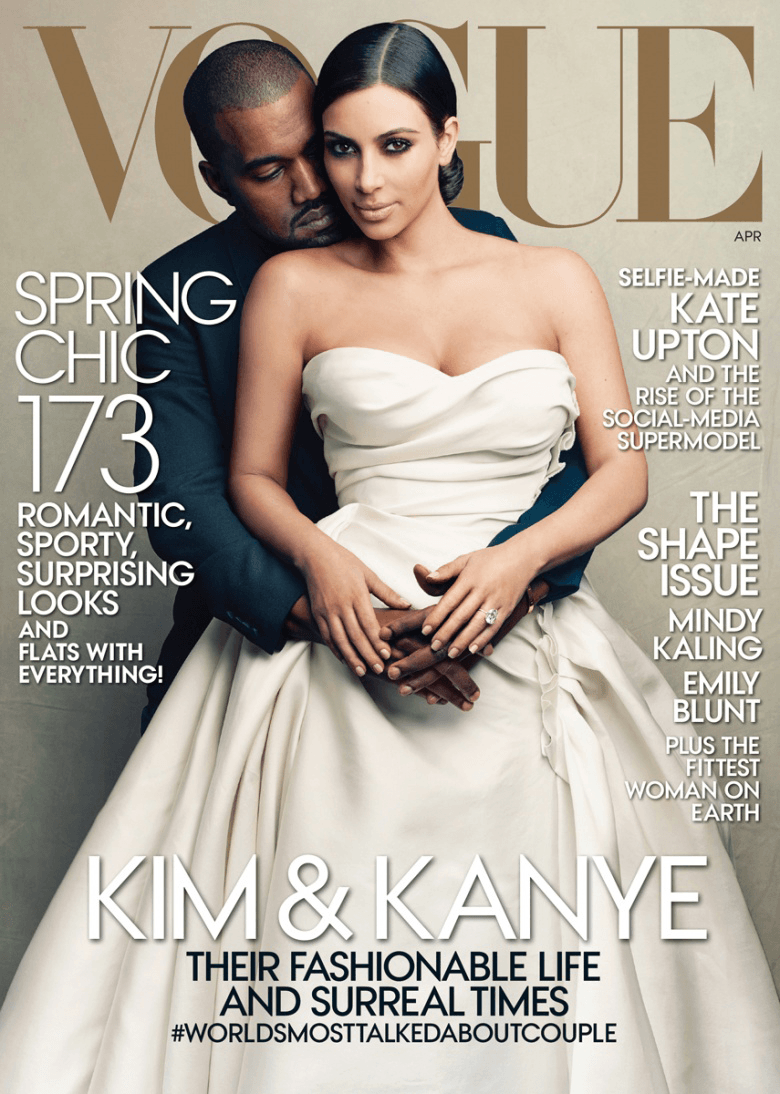 kim kardashian on the cover of vogue the hot debate this photo started