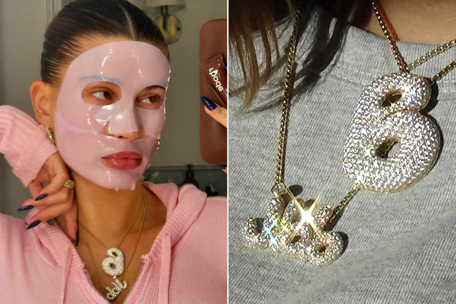 Look At Hailey Bieber Necklace Its Special Link To Her Little Son Jack Blues!