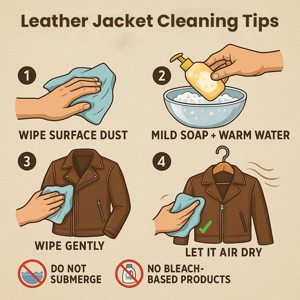 How to care for your 1980s leather jacket? Easy cleaning and storage tricks!