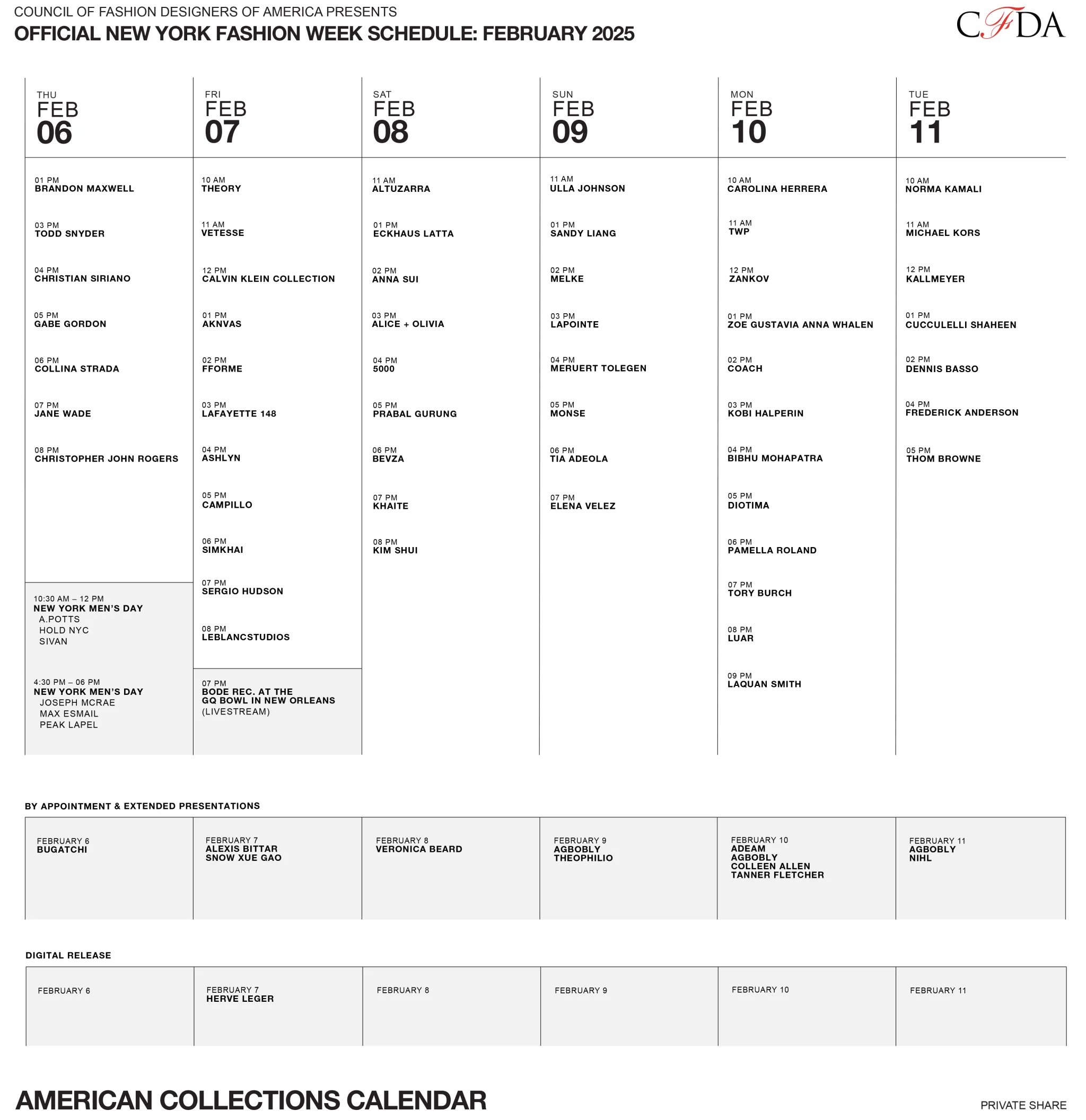 Fashion Week Feb Dates & Schedule - Essential Guide to Shows